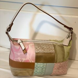 Coach Pastel Patchwork Small Purse Y2K